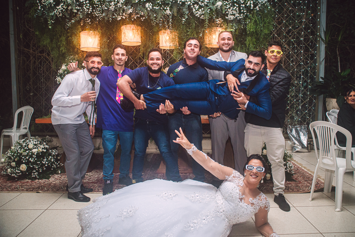 Festa de casamento - Casamento Willian e Aline - Cipotânea - MG