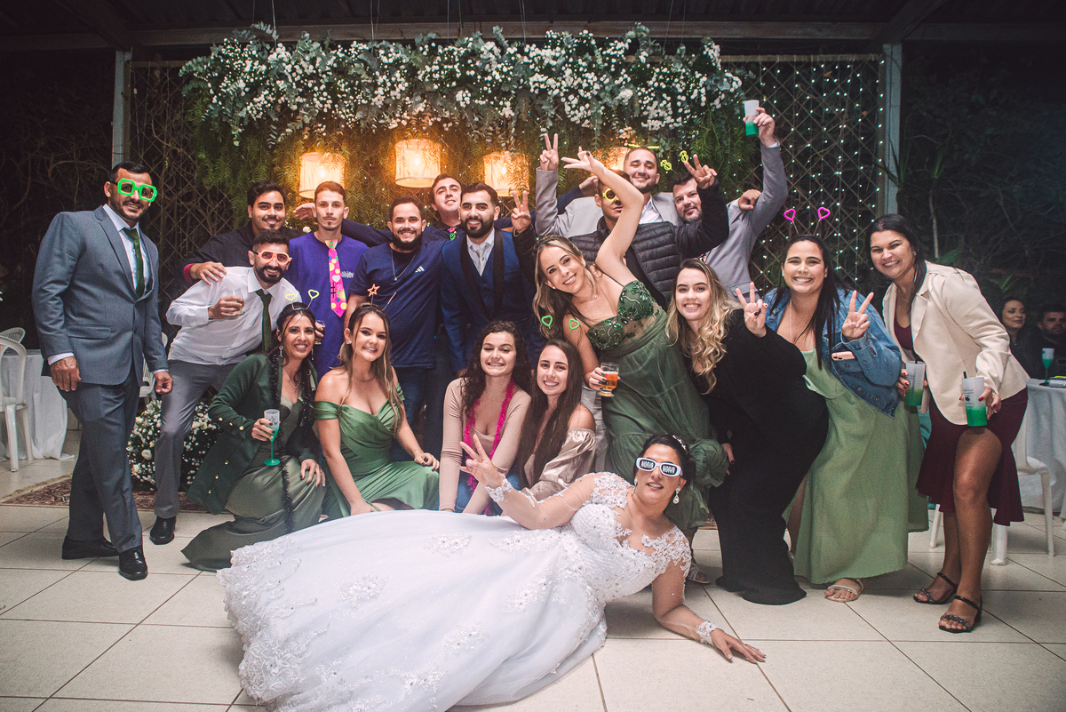 Festa de casamento - Casamento Willian e Aline - Cipotânea - MG