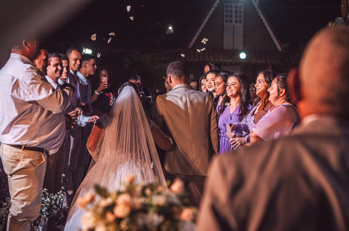 Saída dos Noivos - Sitio Recanto do Lagos - Mercês - MG