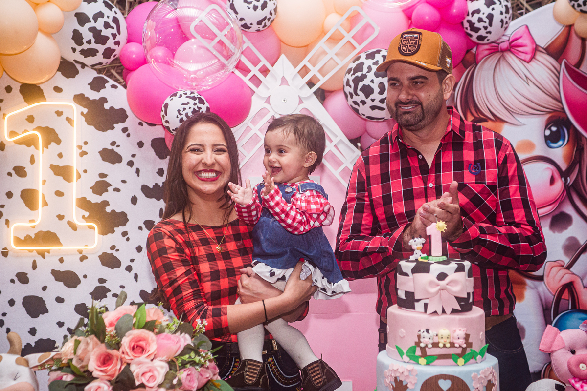 Pose para as fotos 1 Ano