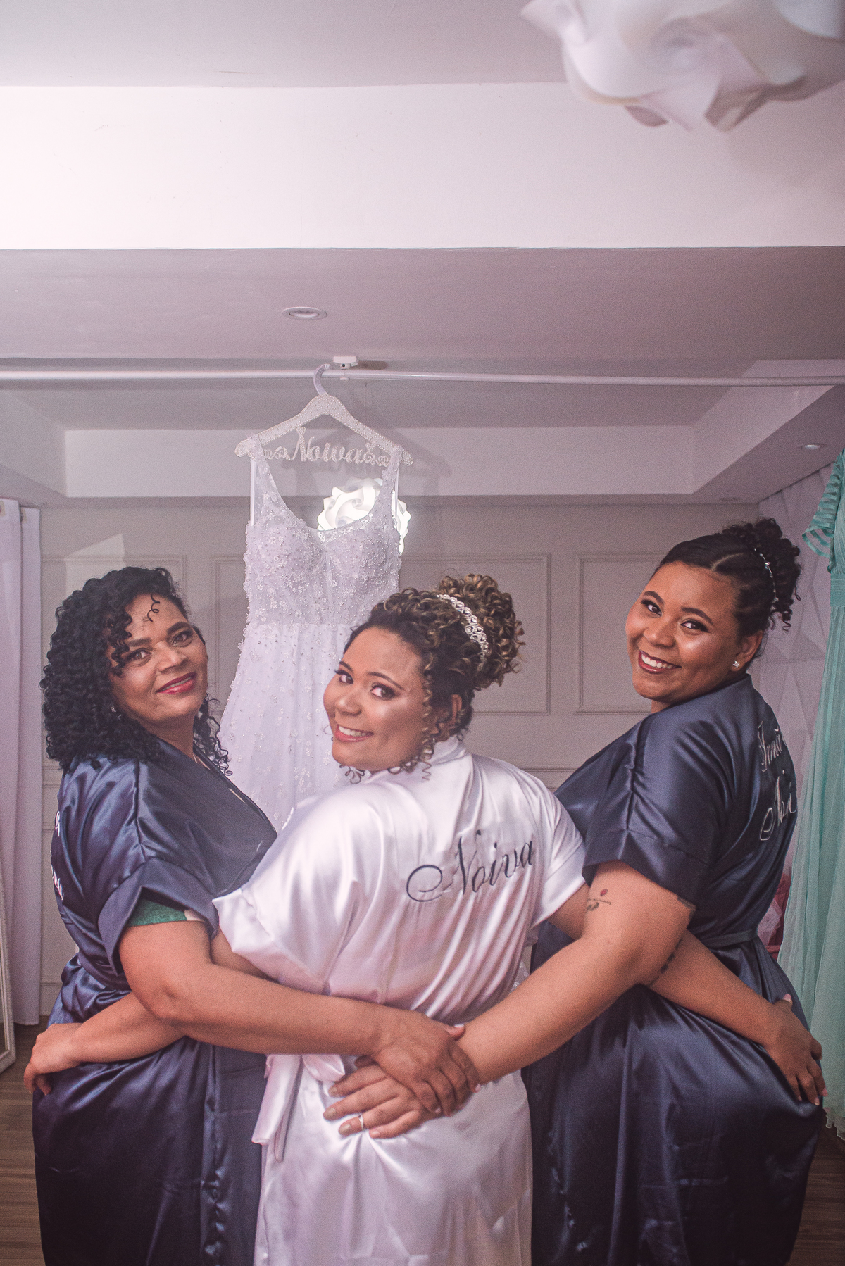 Niva com as madrinhas