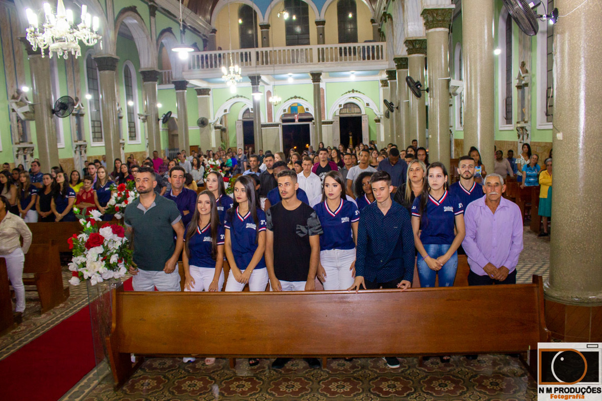 Formatura terceiro ano dos alunos da Escola Estadual José Dias Pedrosa em Cipotânea - MG