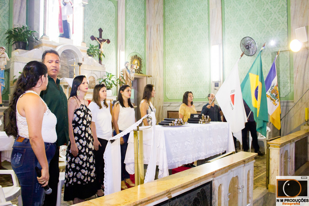 Formatura terceiro ano dos alunos da Escola Estadual José Dias Pedrosa em Cipotânea - MG