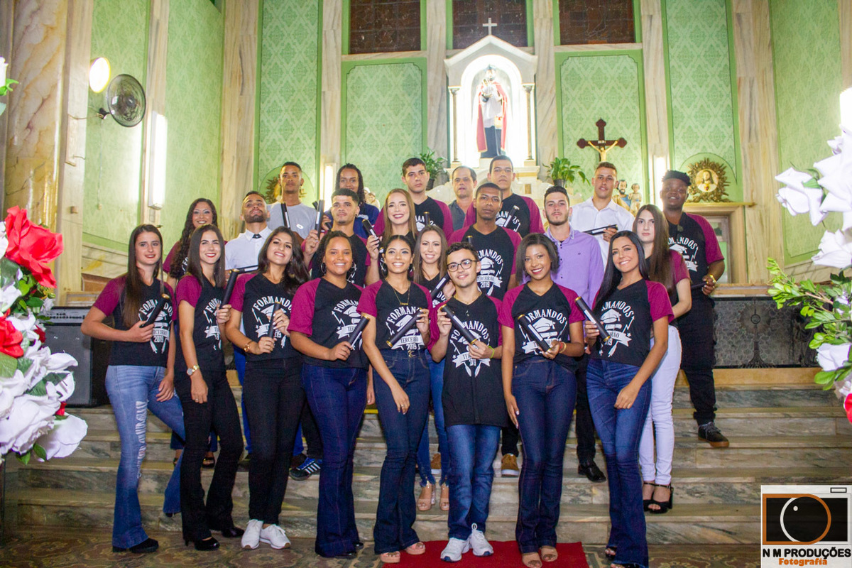 Formatura terceiro ano dos alunos da Escola Estadual José Dias Pedrosa em Cipotânea - MG