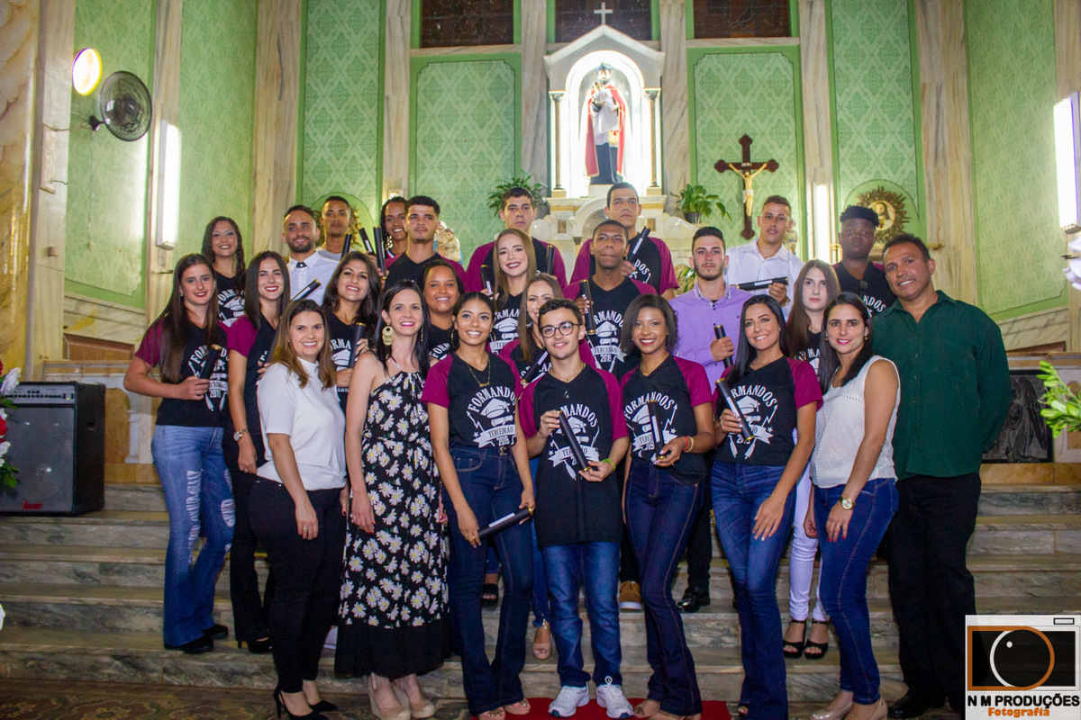 Formatura terceiro ano dos alunos da Escola Estadual José Dias Pedrosa em Cipotânea - MG