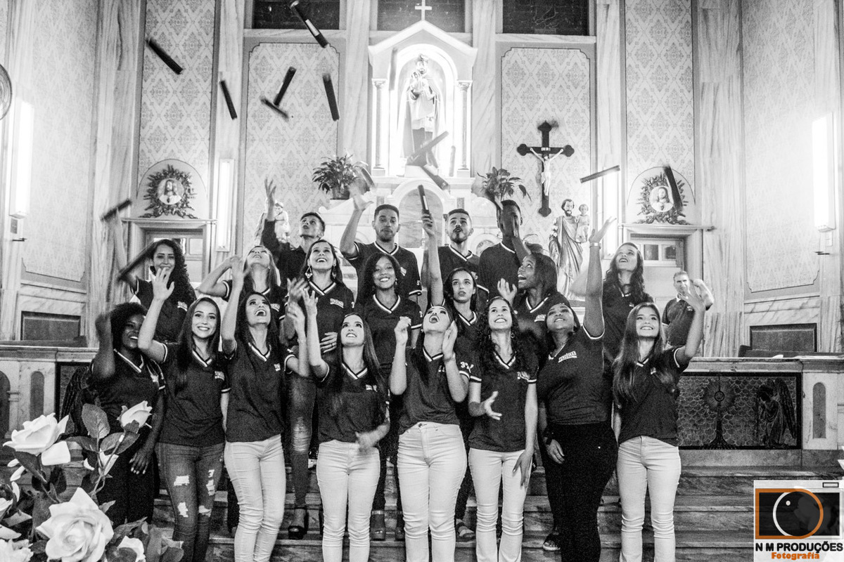 Formatura terceiro ano dos alunos da Escola Estadual José Dias Pedrosa em Cipotânea - MG