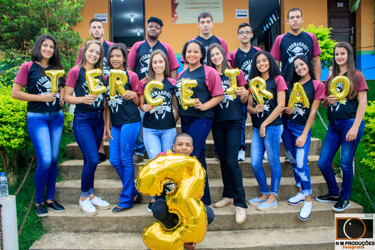 Formatura terceiro ano dos alunos da Escola Estadual José Dias Pedrosa em Cipotânea - MG
