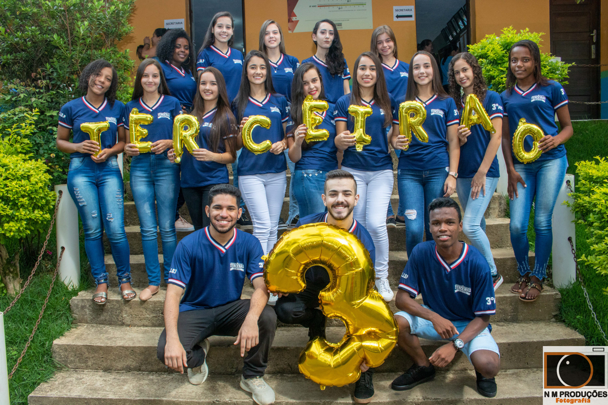 Formatura terceiro ano dos alunos da Escola Estadual José Dias Pedrosa em Cipotânea - MG