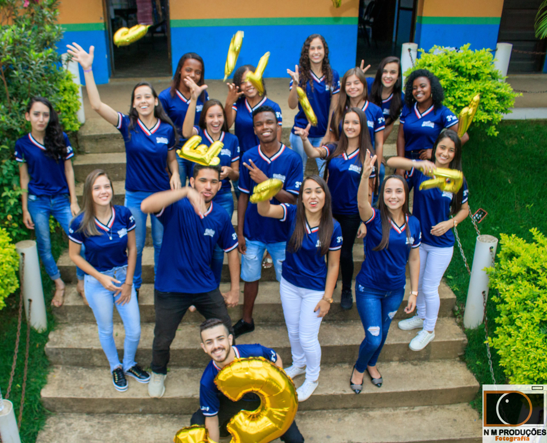 Formatura terceiro ano dos alunos da Escola Estadual José Dias Pedrosa em Cipotânea - MG