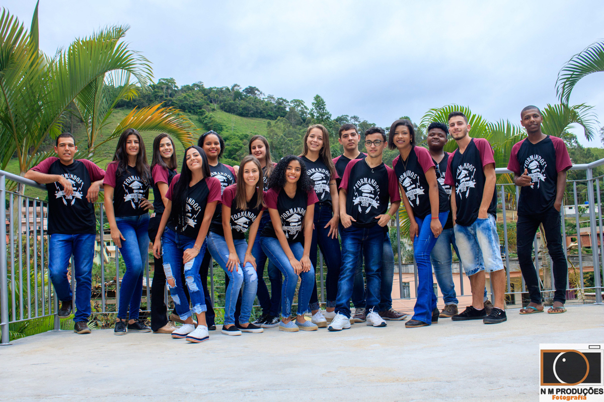Formatura terceiro ano dos alunos da Escola Estadual José Dias Pedrosa em Cipotânea - MG