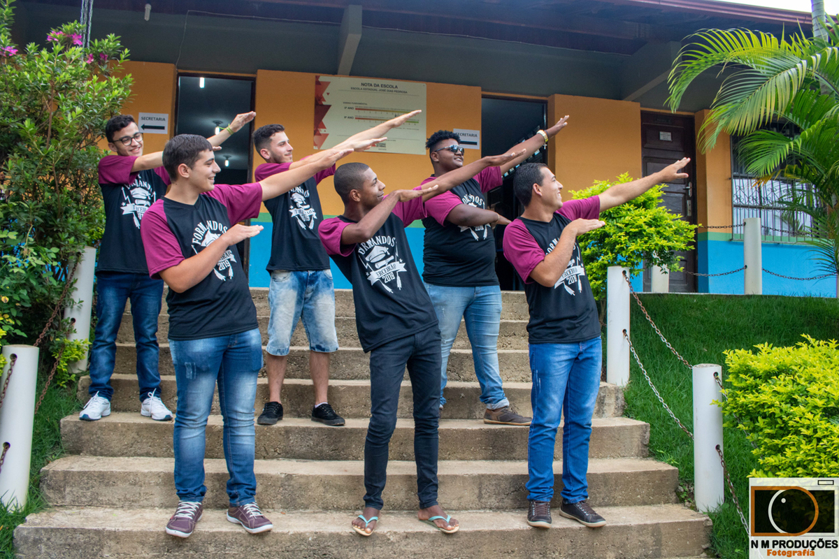 Formatura terceiro ano dos alunos da Escola Estadual José Dias Pedrosa em Cipotânea - MG