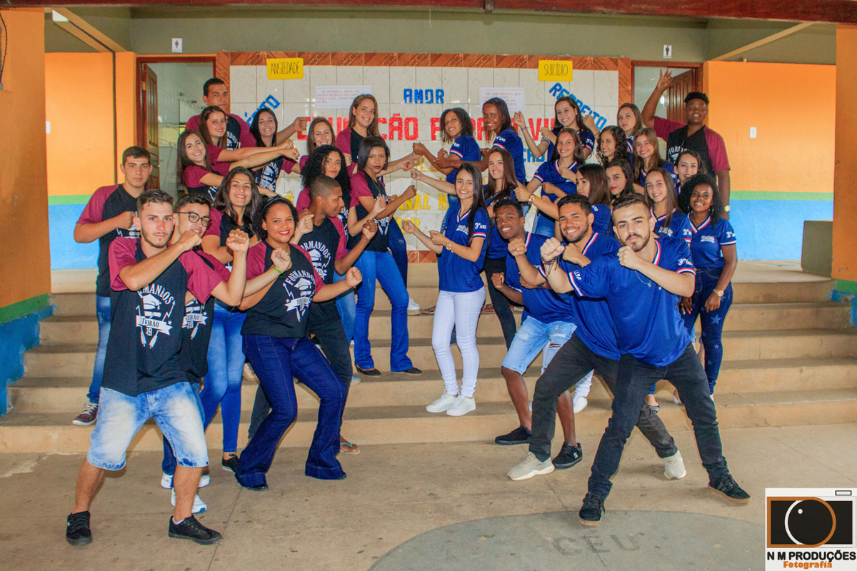 Formatura terceiro ano dos alunos da Escola Estadual José Dias Pedrosa em Cipotânea - MG