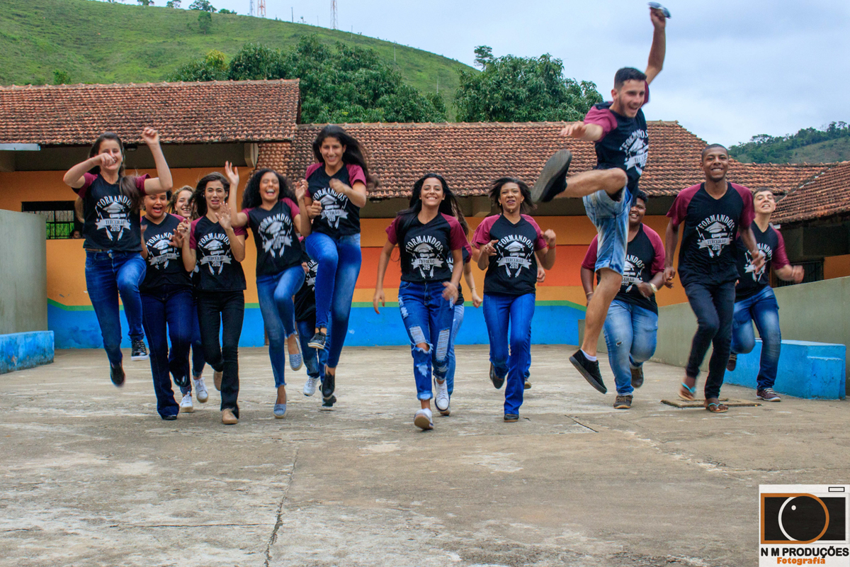 Formatura terceiro ano dos alunos da Escola Estadual José Dias Pedrosa em Cipotânea - MG