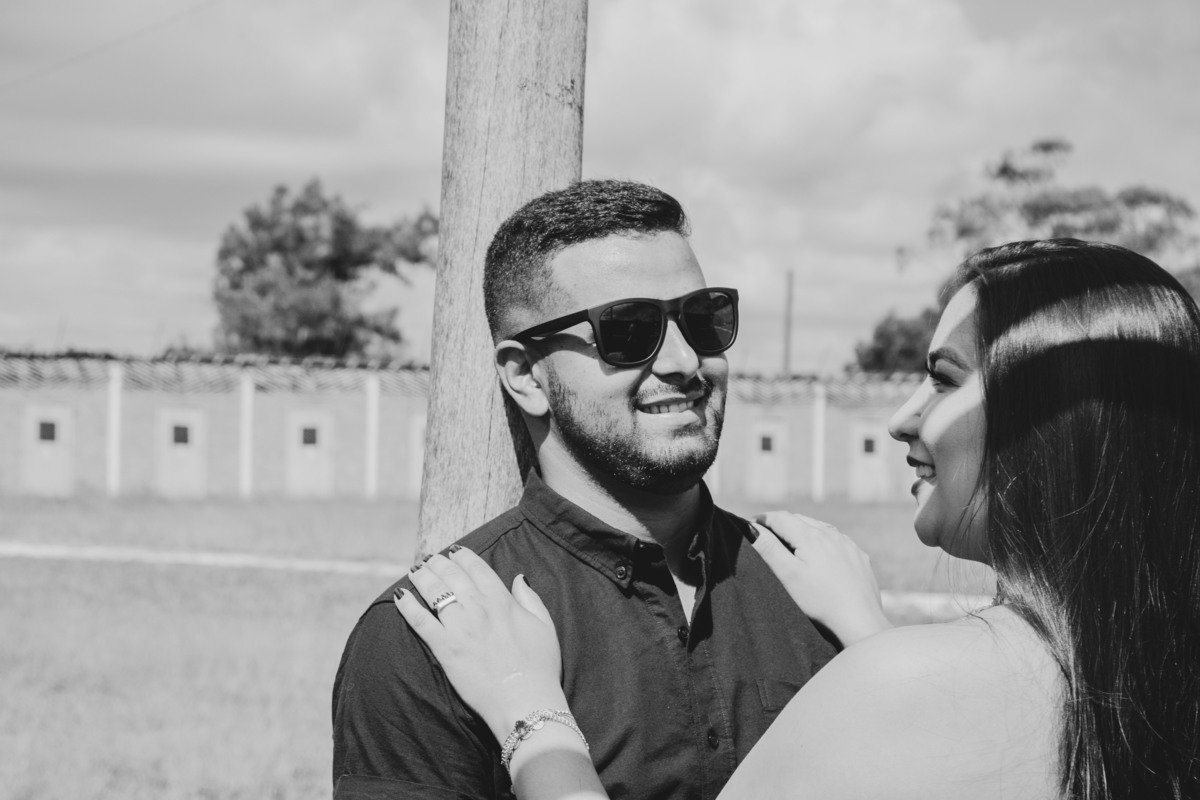 Ensaio Pré Wedding Suzana e Rafael preto e branco