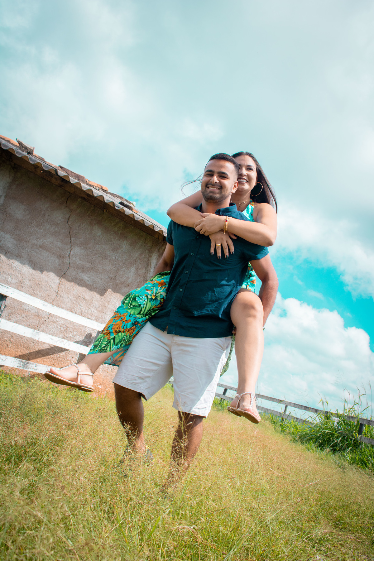 Ensaio Pré Wedding Suzana e Rafael no colo