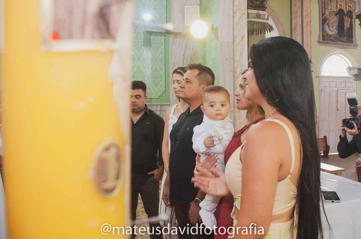 Batismo de João Gabriel e padrinhos