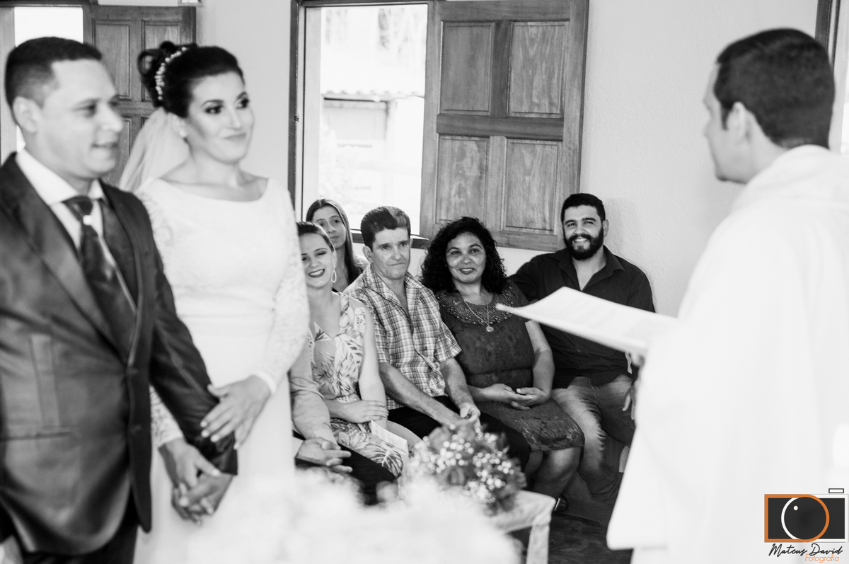 Casamento de Caroline e Adilson pais e padrinhos da noiva