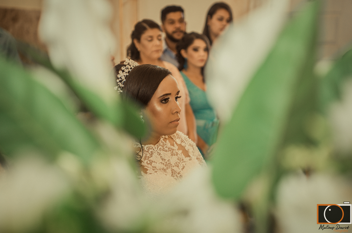 Casamento Magaiver e Felícia noiva e familiares