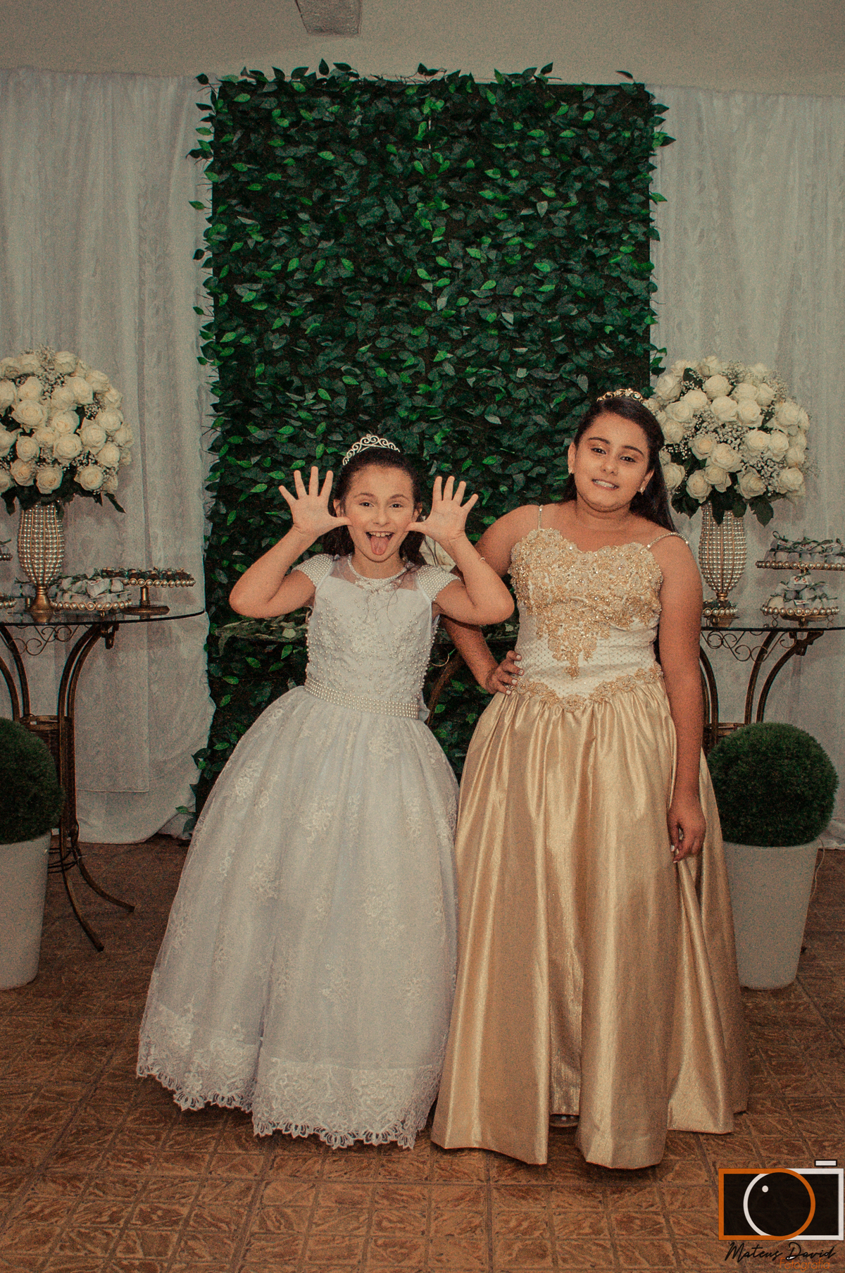 Casamento Magaiver e Felícia daminhas