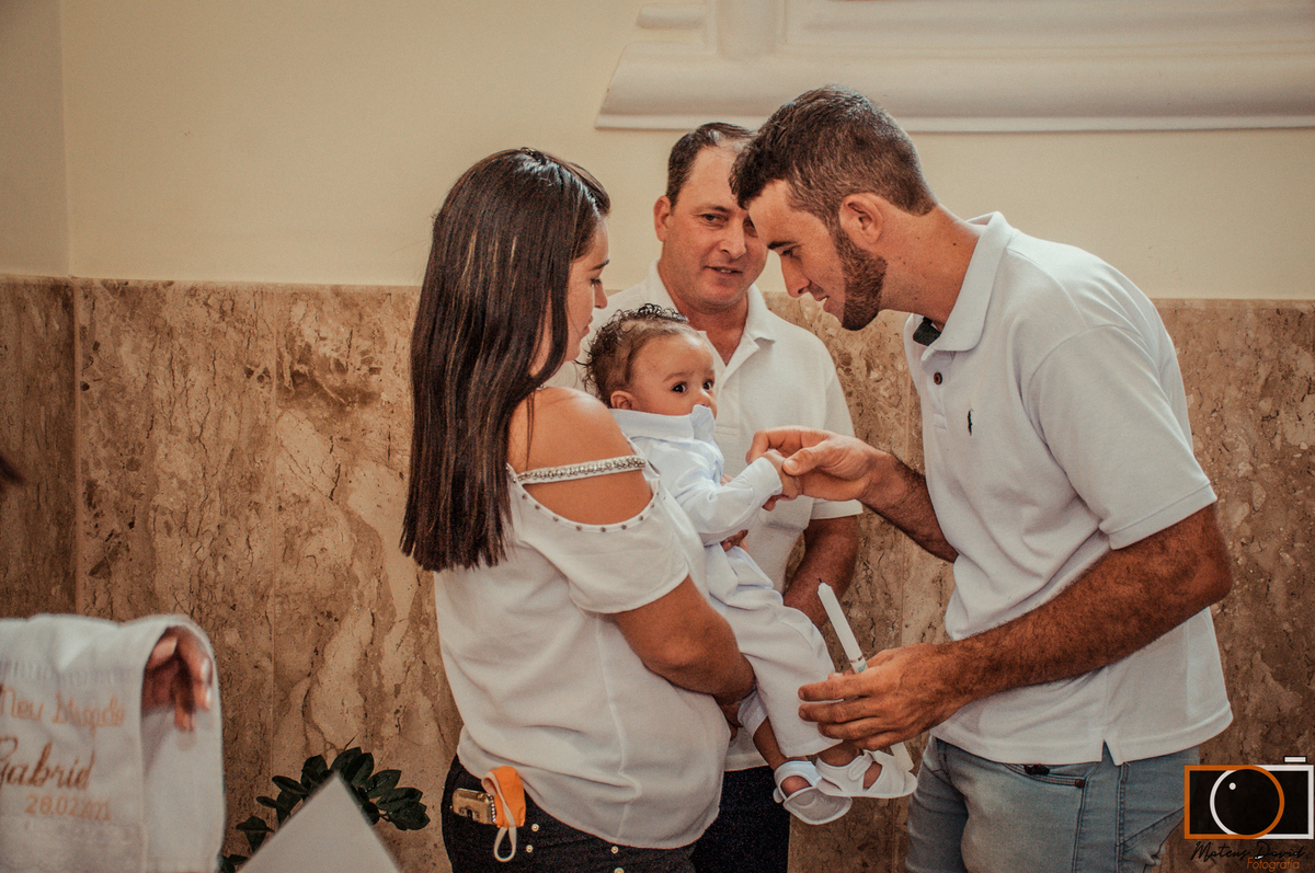 Batismo de Gabriel em Alto Rio Doce