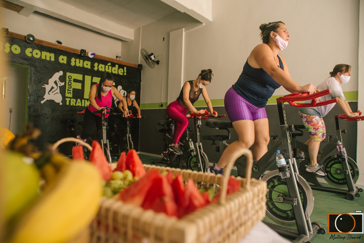 Studio Fit Aula de Spinning Beneficente em Alto Rio Doce - Mg