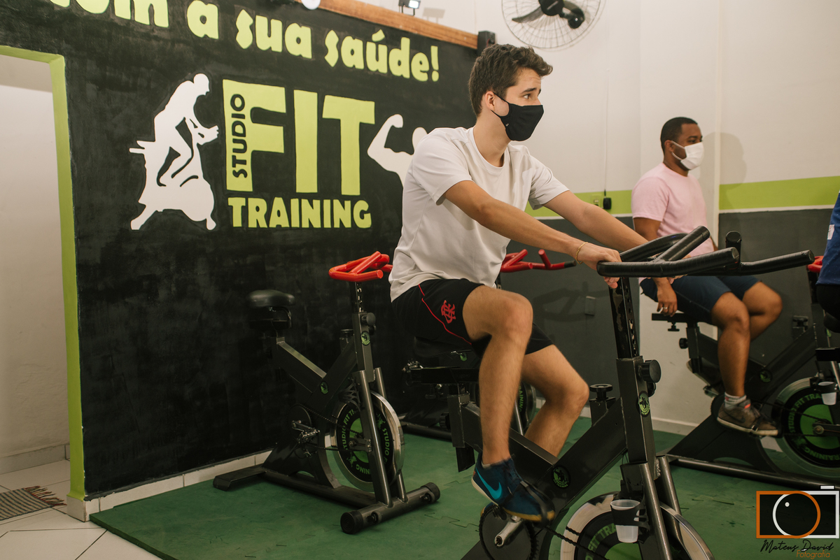 Studio Fit Aula de Spinning Beneficente em Alto Rio Doce - Mg