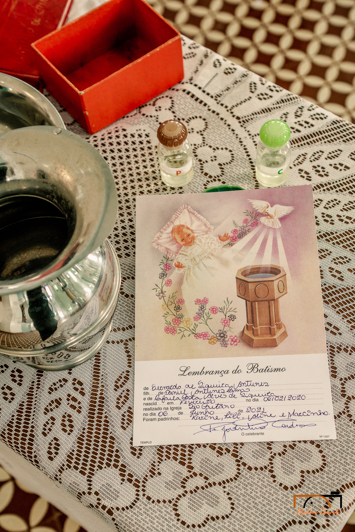 Batismo de Bernardo em Abreus - MG