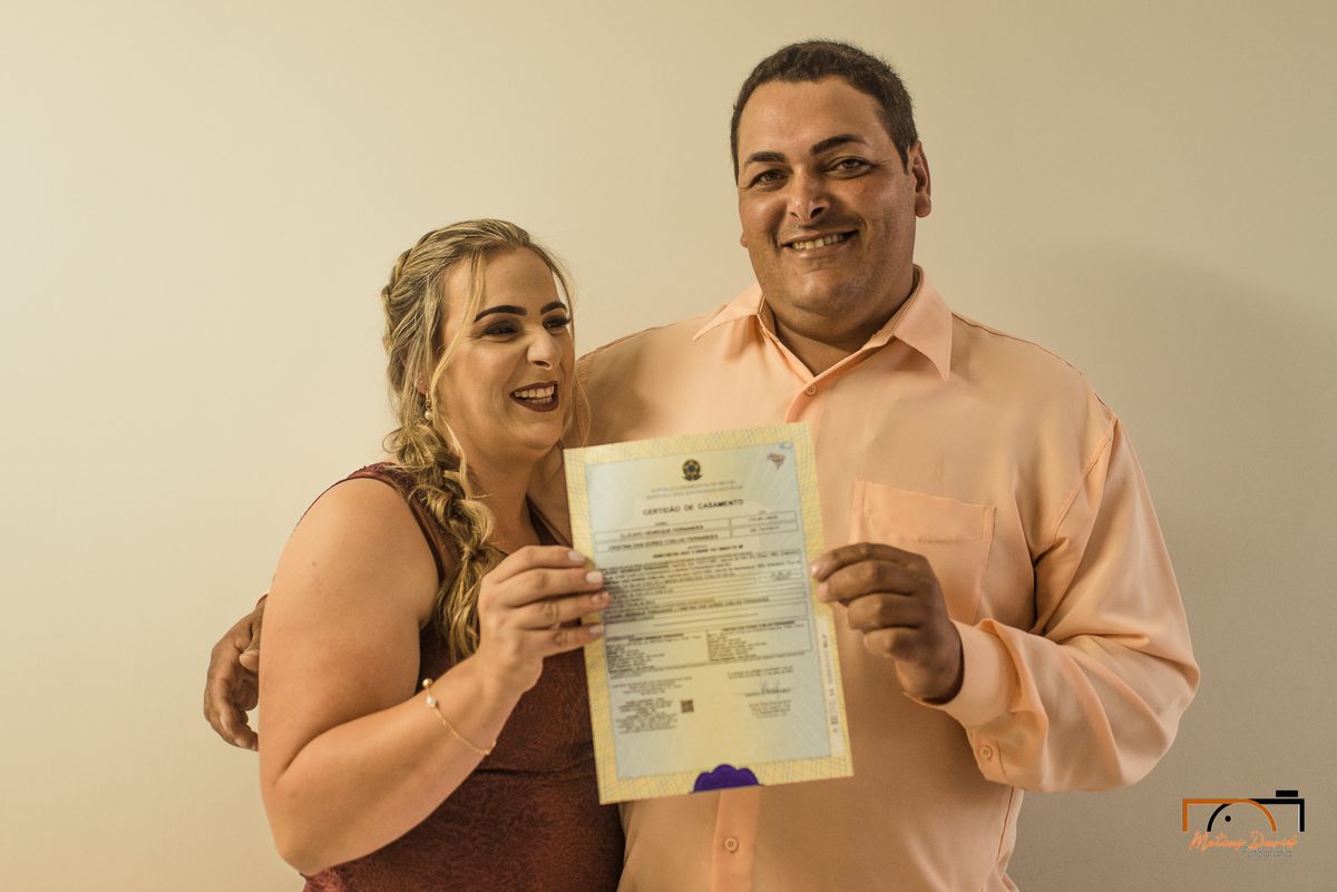Casamento Civil de Cristina e Cláudio em Alto Rio Doce-MG