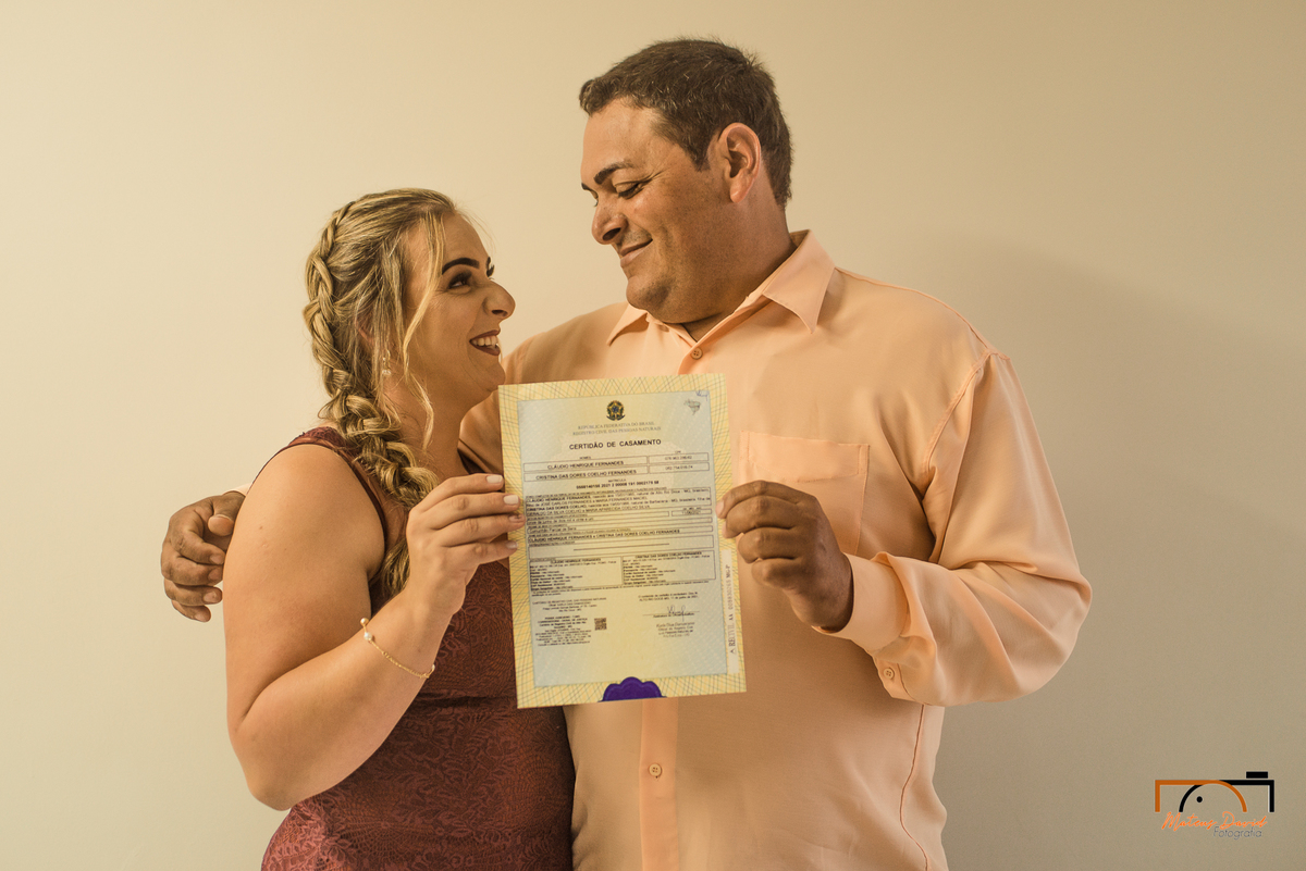 Casamento Civil de Cristina e Cláudio em Alto Rio Doce-MG