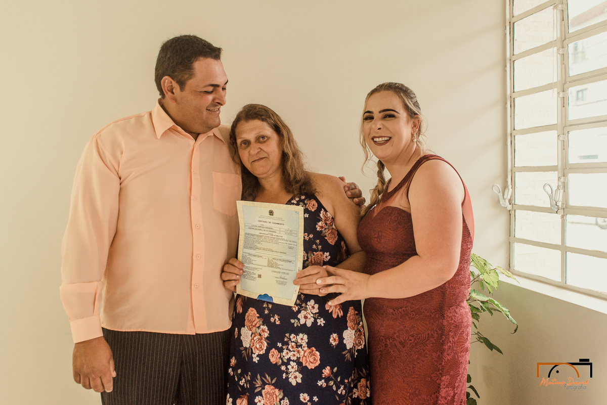 Casamento Civil de Cristina e Cláudio em Alto Rio Doce-MG