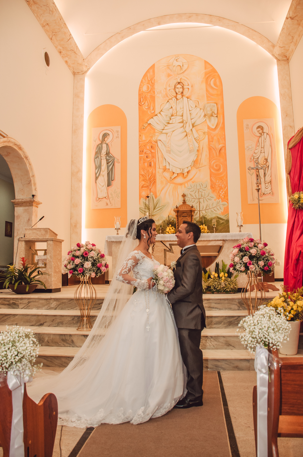 casamento léia e cássio alto rio doce mg cerimonia religiosa
