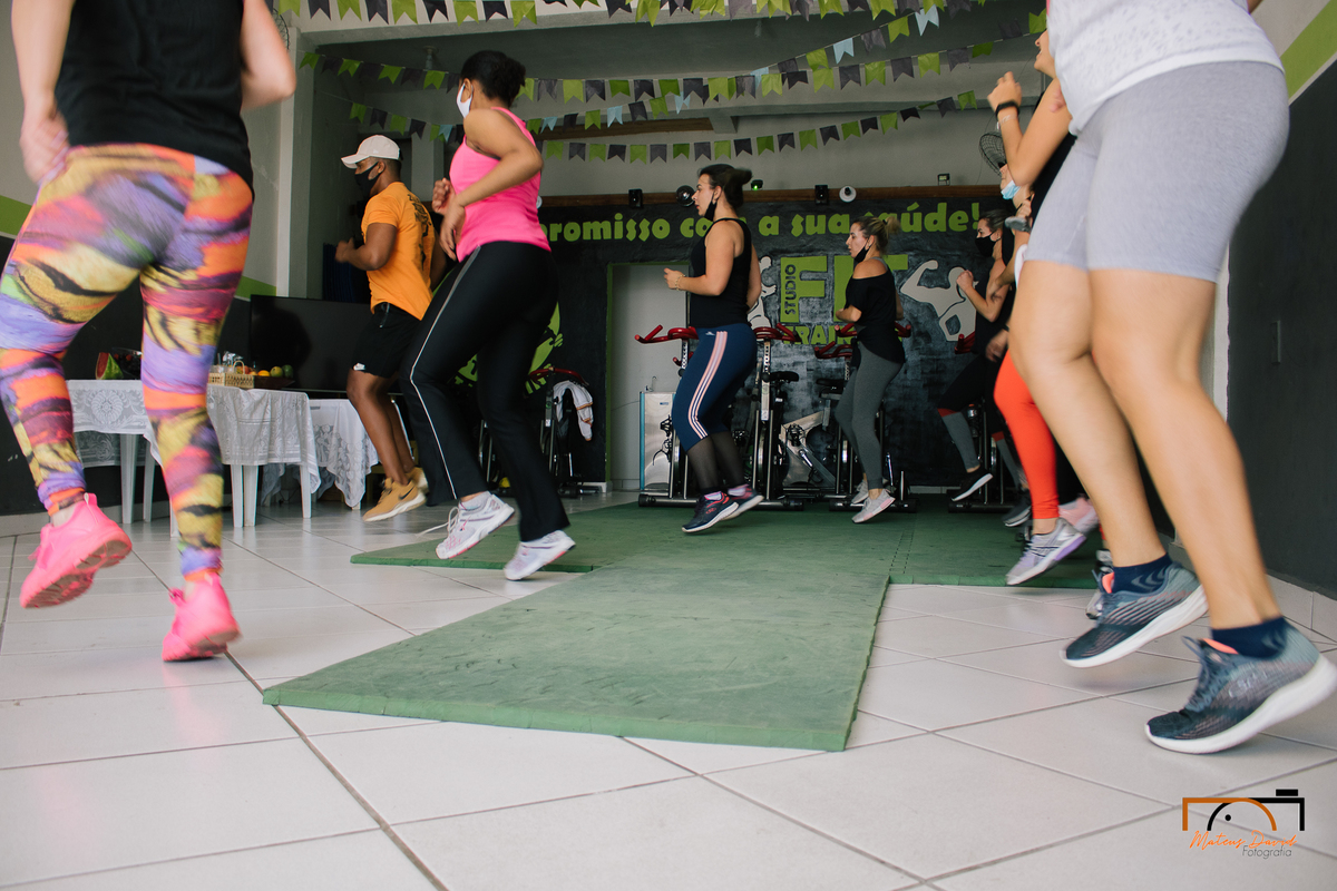 Aula Spinning e Zumba - Stúdio Fit Training - Alto Rio Doce - MG 