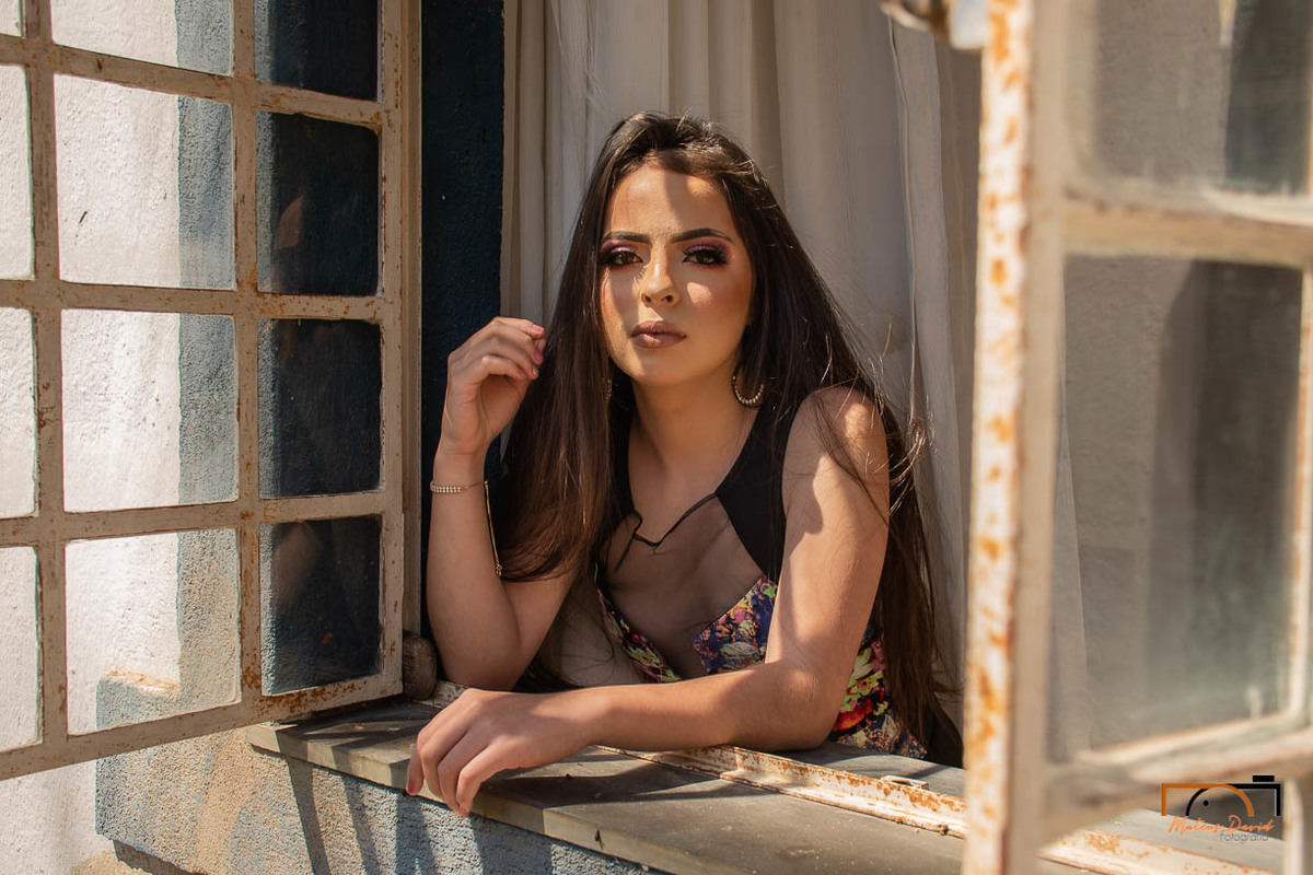 Ensaio externo de Jaqueline de 15 anos debutante alto rio doce mg