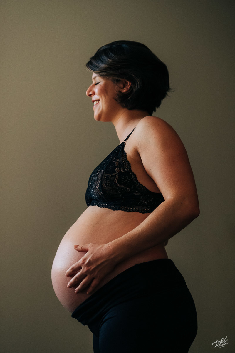 barriga gestante 37 semanas