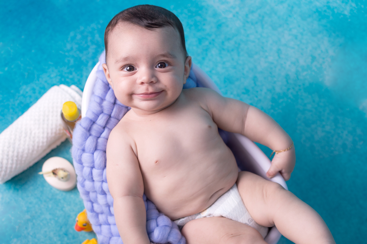 Ensaio Infantil realizando em estúdio localizado em Santo Andre