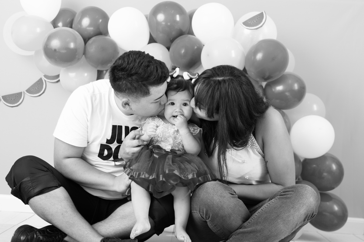 Ensaio infantil realizado em santo andré, fotografia com os pais