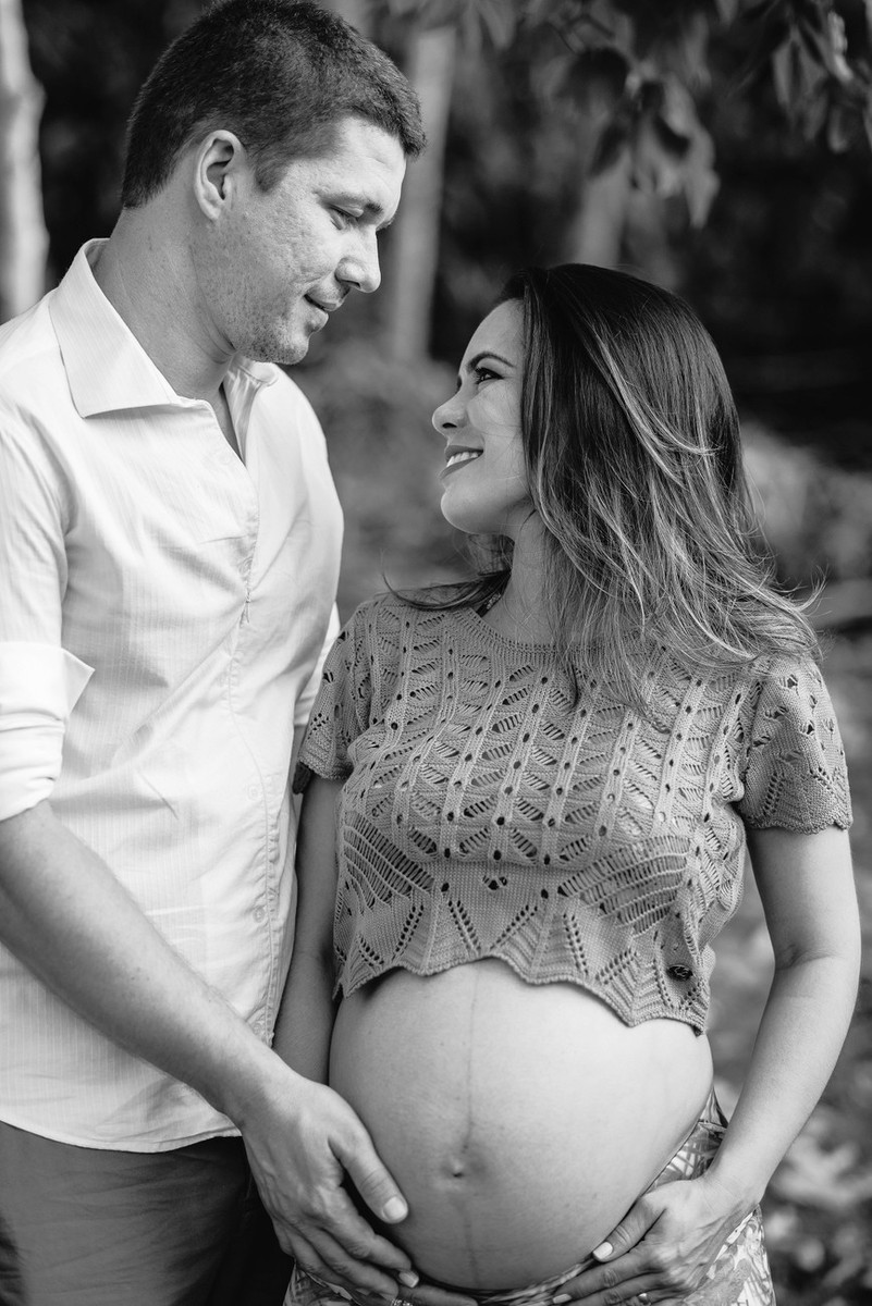 Pollyana e Gil a espera de Julia