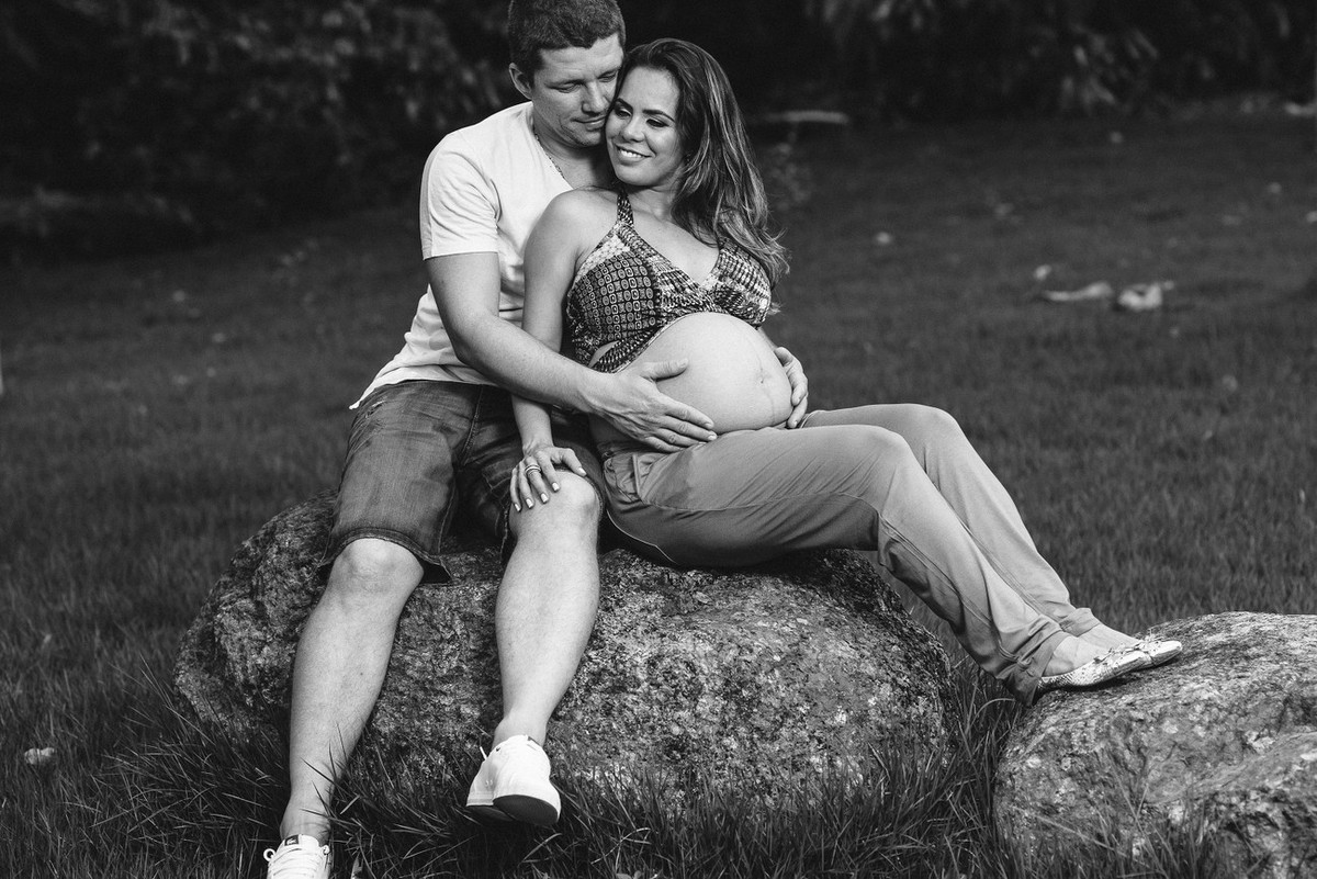 Pollyana e Gil a espera de Julia