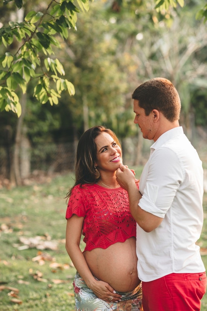 Pollyana e Gil a espera de Julia