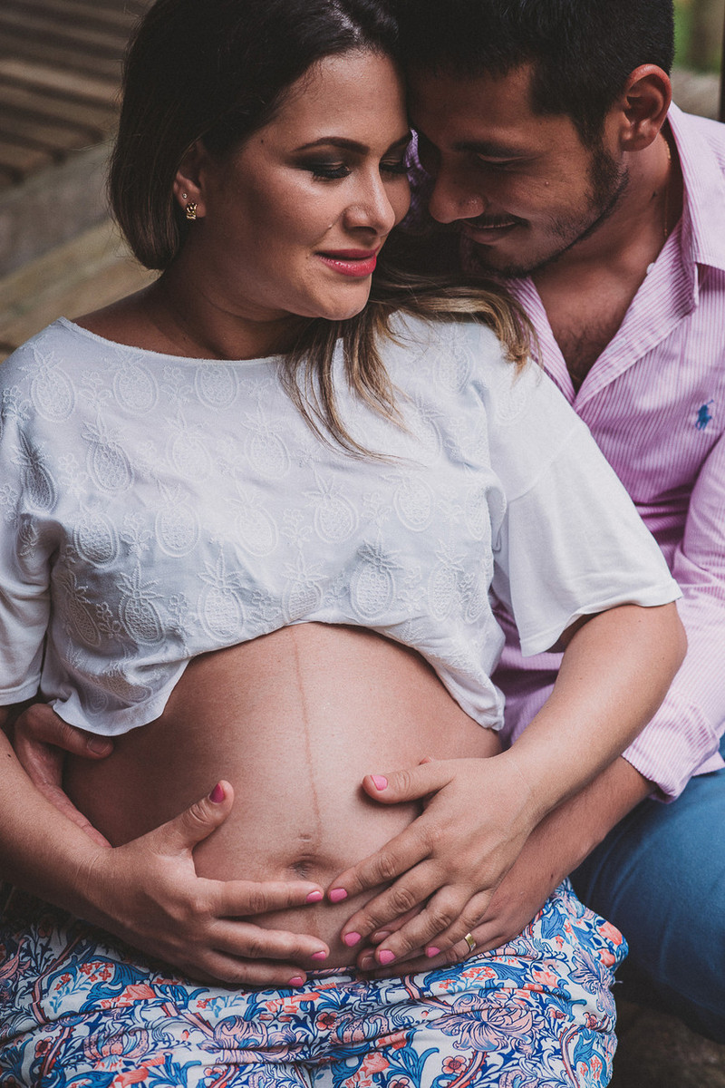 Janaíne + Roberto a espera de Olívia