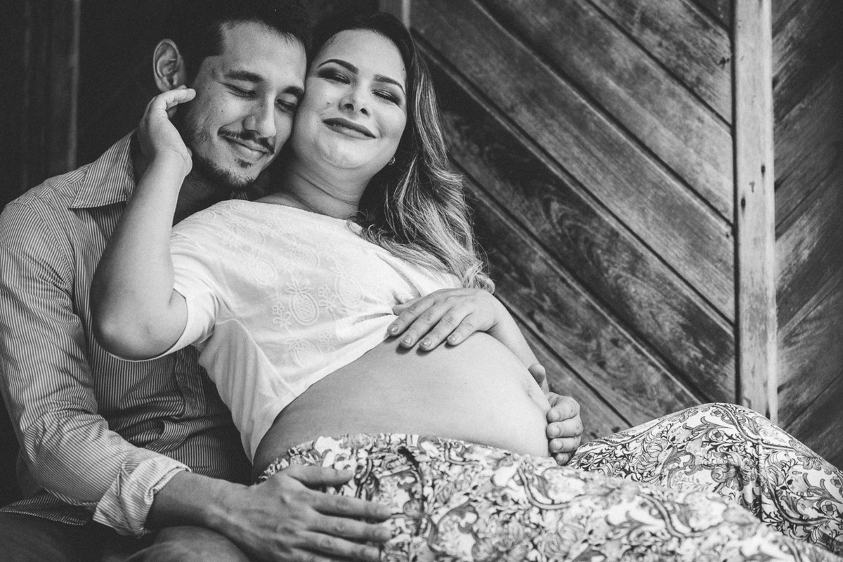 Janaíne + Roberto a espera de Olívia