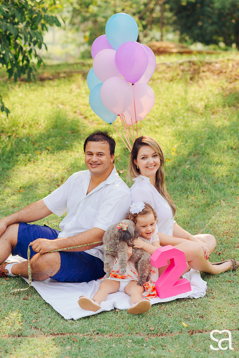 Ensaio 2 aninhos da Julia