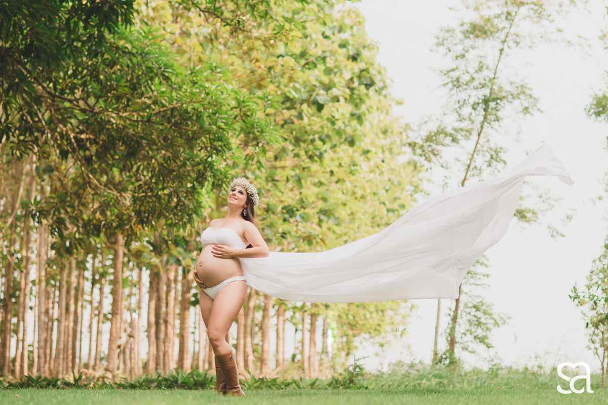 Carol + Alessandro + irmãzinha Beatriz a espera de Bernardo