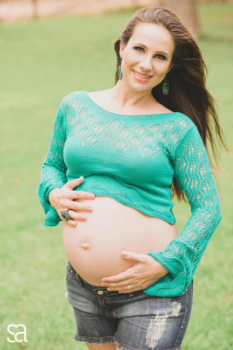 Carol + Alessandro + irmãzinha Beatriz a espera de Bernardo