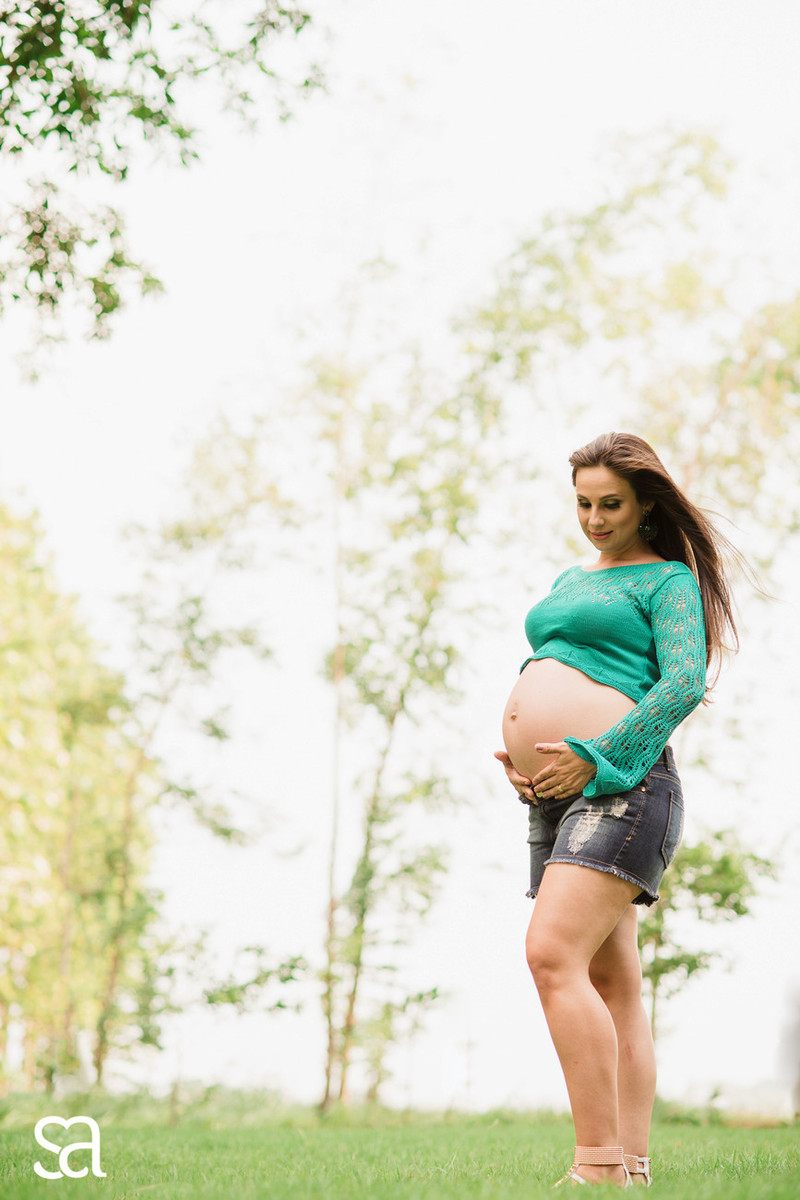 Carol + Alessandro + irmãzinha Beatriz a espera de Bernardo