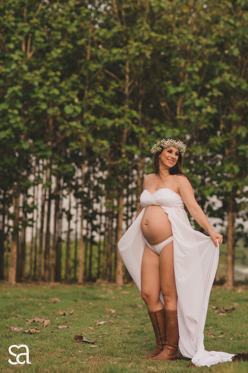 Carol + Alessandro + irmãzinha Beatriz a espera de Bernardo