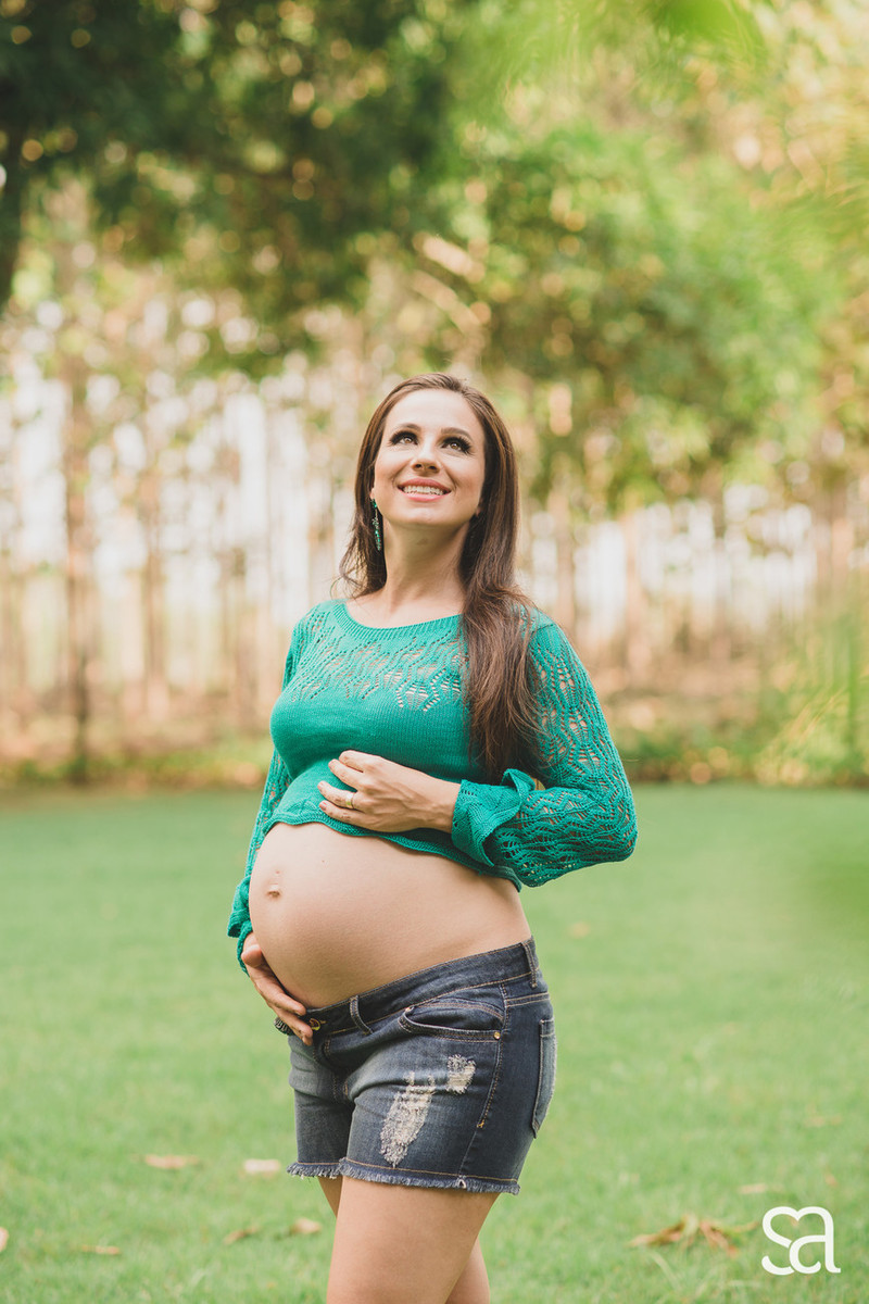 Carol + Alessandro + irmãzinha Beatriz a espera de Bernardo