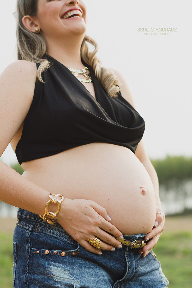 Patricia + Anderson + irmãzinha Brenda a espera de Yara