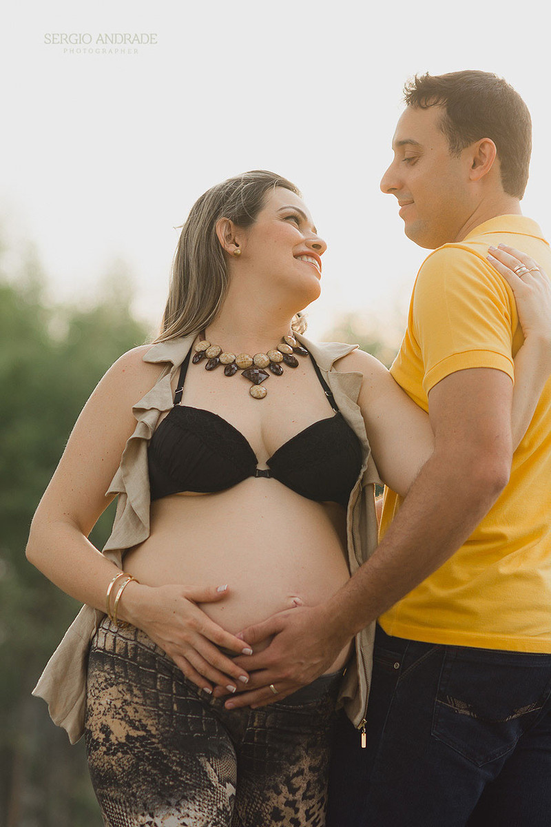 Patricia + Anderson + irmãzinha Brenda a espera de Yara