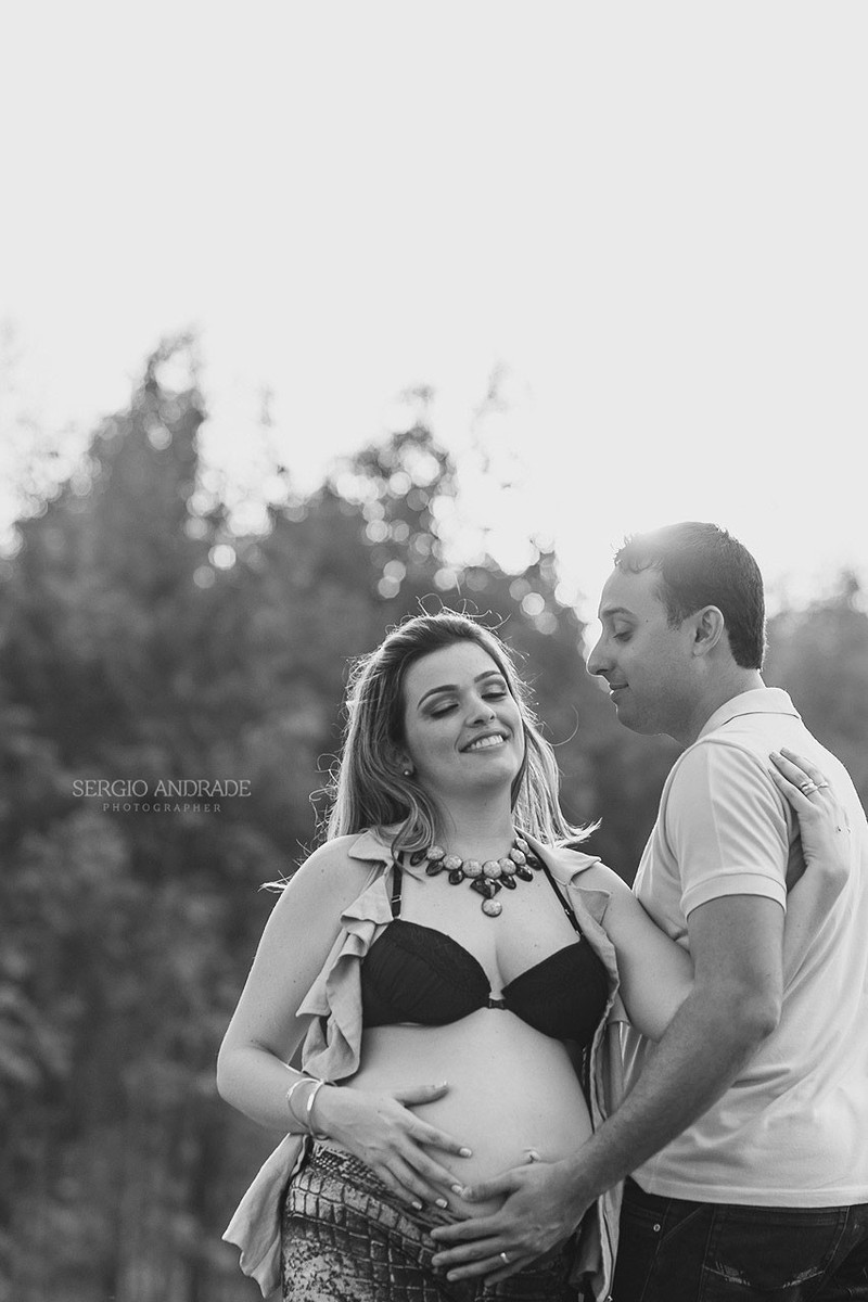 Patricia + Anderson + irmãzinha Brenda a espera de Yara